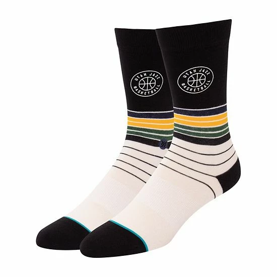Top 10 🤩 Unbranded Men's Stance Utah Jazz Baseline 👗 Dress 🧦 Socks 🔥