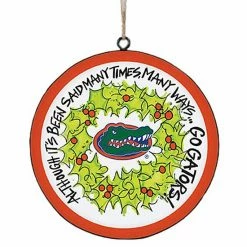 Discount ❤️ Unbranded Florida Gators Metal Ornament ✨
