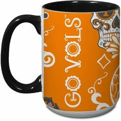 Outlet 🎉 Unbranded Tennessee Volunteers 15oz. Java Dia De Los Muertos Mug 🤩
