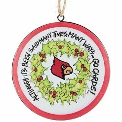 Brand new 🎁 Unbranded Louisville Cardinals Metal Ornament ⌛