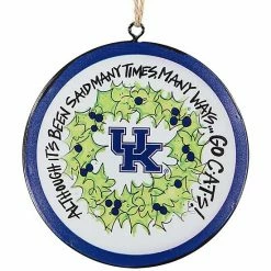 Coupon 🌟 Unbranded Kentucky Wildcats Metal Ornament 🔔