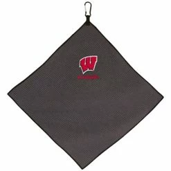 Budget ❤️ Unbranded Wisconsin Badgers 15" X 15" Microfiber Golf Towel 😉