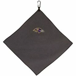 Cheap 🧨 Unbranded Baltimore Ravens 15" X 15" Microfiber Golf Towel 🥰