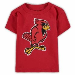 Promo ✔️ Unbranded Toddler Red Illinois State Redbirds Big Team Logo T-Shirt 👏