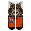 Outlet 💯 Unbranded Youth Rock Em 🧦 Socks Edmonton Oilers Split Face Mascot Crew 🧦 Socks 💯