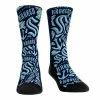 Buy 🧨 Unbranded Youth Rock Em 🧦 Socks Seattle Kraken Logo Sketch Crew 🧦 Socks 😍