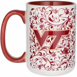 Cheapest 🤩 Unbranded Virginia Tech Hokies 15oz. Java Floral Mug ⌛
