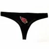 Best Sale 👍 Unbranded 👩 Women's Concepts Sport Black Arizona Cardinals Solid Logo Thong ⭐