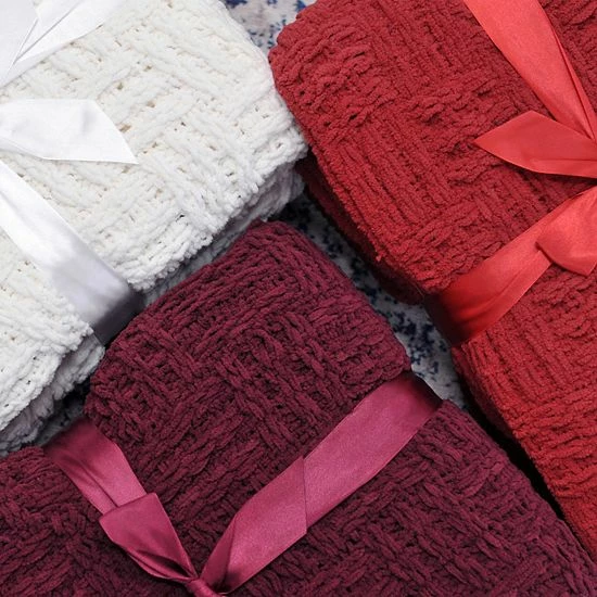 Best reviews of ❤️ Unbranded Cable Knitted Throw Antique White ⌛ - Image 6