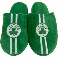 Deals 😉 Unbranded Youth FOCO Boston Celtics Team Stripe Slippers ✨