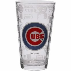 Coupon 🌟 Unbranded Chicago Cubs 16oz. Sandblasted Mixing Glass ⭐