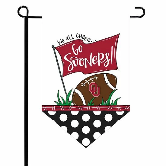 Budget ✔️ Unbranded Oklahoma Sooners Pointed Garden Flag 🥰