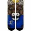 Cheap 😉 Unbranded Youth Rock Em 🧦 Socks Los Angeles Rams Split Face Mascot Crew 🧦 Socks 👍