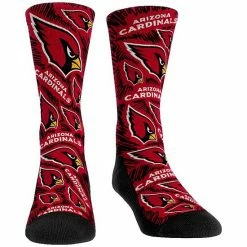 Best Sale ⭐ Unbranded Youth Rock Em 🧦 Socks Arizona Cardinals Team Logo Sketch Crew 🧦 Socks 👍