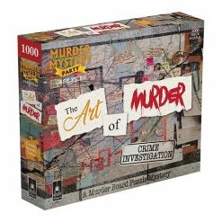 Coupon 😀 Unbranded Murder Mystery Party: The Art Of Murder Jigsaw Puzzle 🌟