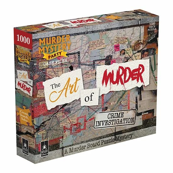 Coupon 😀 Unbranded Murder Mystery Party: The Art Of Murder Jigsaw Puzzle 🌟