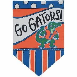 Coupon ❤️ Unbranded Florida Gators 12'' X 18'' Dots & Stripes Double-Sided Flag ⭐