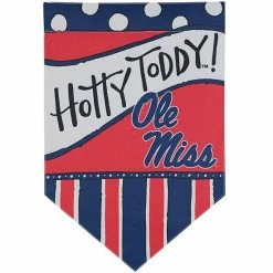 Cheap 👏 Unbranded Ole Miss Rebels 12'' X 18'' Dots & Stripes Double-Sided Flag 🛒
