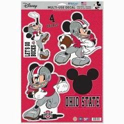 Hot Sale 👏 Unbranded WinCraft Ohio State Buckeyes 11" X 17" Multi-Use Disney Decals 😀
