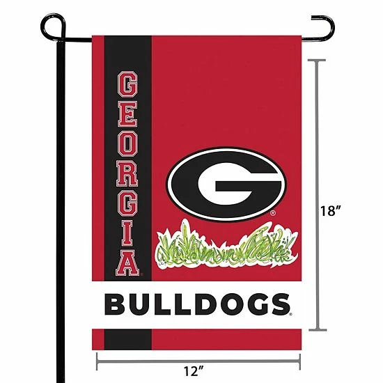 New ❤️ Unbranded Georgia Bulldogs Team Garden Flag 😍 - Image 3