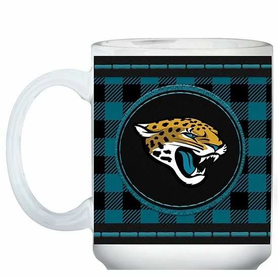 Best reviews of ⭐ Unbranded Jacksonville Jaguars 15oz. Buffalo Plaid Father's Day Mug 😉 - Image 3