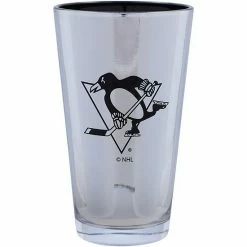 Hot Sale 💯 Unbranded Pittsburgh Penguins 16oz. Electroplated Pint Glass 👏