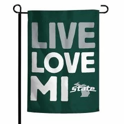 Budget 🔥 Unbranded WinCraft Michigan State Spartans 12'' X 18'' Local Design Double-Sided Garden Flag 😉