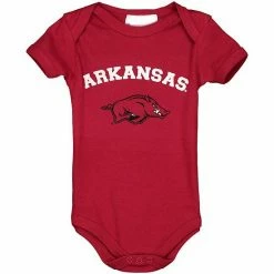 Budget 🤩 Unbranded Infant Cardinal Arkansas Razorbacks Arch & Logo Bodysuit 🔔