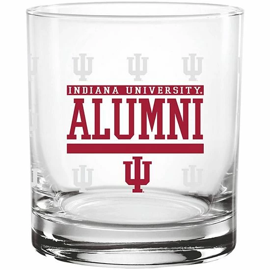 Coupon 🎁 Unbranded Indiana Hoosiers 14oz. Repeat Alumni Rocks Glass ✔️ - Image 3