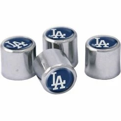 Coupon 🎉 Unbranded WinCraft Los Angeles Dodgers 4-Pack Valve Stem Covers ⭐
