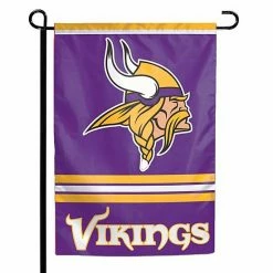 Deals ✔️ Unbranded WinCraft Minnesota Vikings 12" X 18" Double-Sided Garden Flag 😀