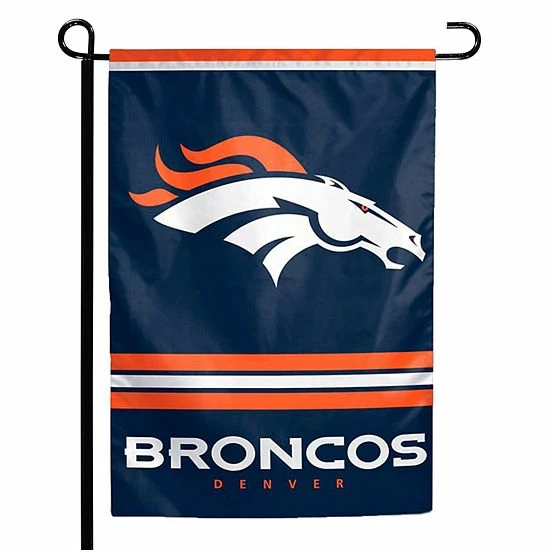Best Sale ✔️ Unbranded WinCraft Denver Broncos 12" X 18" Double-Sided Garden Flag 🎁 - Image 2