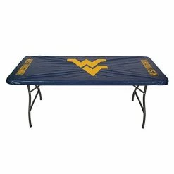 Best Pirce ❤️ Unbranded West Virginia Mountaineers 72'' X 30'' Fitted Tailgate Table Cover 🧨