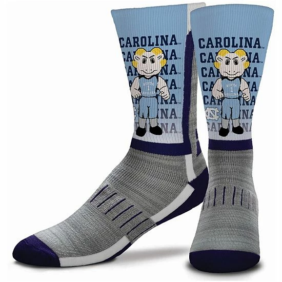 Buy โจ Unbranded Youth For Bare Feet North Carolina Tar ๐ Heels Mascot V-Curve Crew ๐งฆ Socks ๐ - Image 2