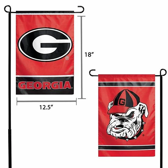 Deals โค๏ธ Unbranded WinCraft Georgia Bulldogs 12" X 18" Double-Sided Garden Flag ๐ - Image 3