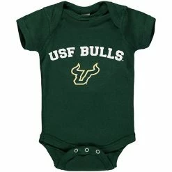 Buy 🎉 Unbranded Infant Green South Florida Bulls Arch & Logo Bodysuit 🤩