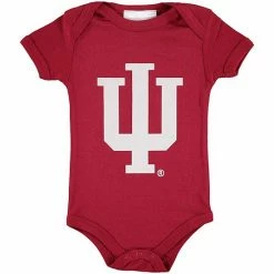 Best Sale 🛒 Unbranded Infant Crimson Indiana Hoosiers Big Logo Bodysuit ❤️
