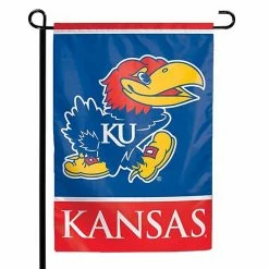 Outlet 😍 Unbranded WinCraft Kansas Jayhawks 12" X 18" Double-Sided Garden Flag 🥰