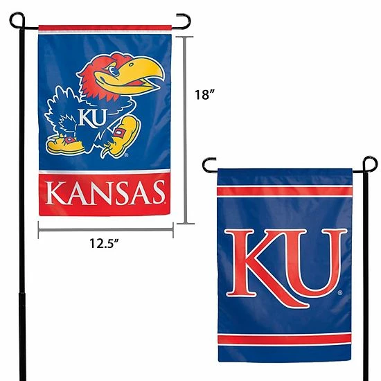 Outlet ๐ Unbranded WinCraft Kansas Jayhawks 12" X 18" Double-Sided Garden Flag ๐ฅฐ - Image 3