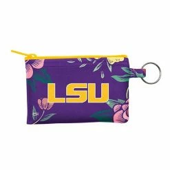 Best reviews of ❤️ Unbranded LSU Tigers Floral Key Ring Wallet 🧨