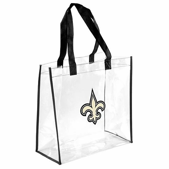 New ๐ Unbranded New Orleans Saints Clear Reusable Bag ๐ฅฐ