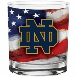 Wholesale ✨ Unbranded Notre Dame Fighting Irish 14oz. Americana Rocks Glass 🥰