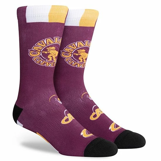 Best reviews of ๐ฏ Unbranded Men's Wine Cleveland Cavaliers 2021/22 City Edition Crew ๐งฆ Socks โญ