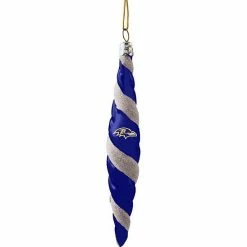 Deals ⭐ Unbranded Baltimore Ravens 5'' Team Color Swirl Ornament ✔️
