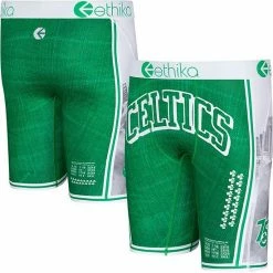 Outlet 😉 Unbranded Youth Ethika Kelly Green/Gray Boston Celtics 2021/22 City Edition Boxer Briefs ✔️