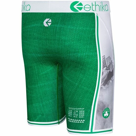 Outlet 😉 Unbranded Youth Ethika Kelly Green/Gray Boston Celtics 2021/22 City Edition Boxer Briefs ✔️ - Image 4