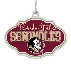 Promo 🔔 Unbranded Florida State Seminoles Frame Holiday Ornament ⌛