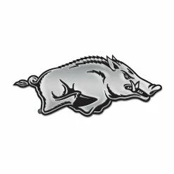 Budget 🎁 Unbranded WinCraft Arkansas Razorbacks Team Chrome Car Emblem 💯