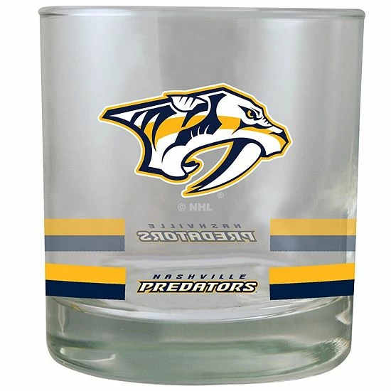 Best Pirce ✨ Unbranded Nashville Predators 10oz. Banded Rocks Glass ✔️