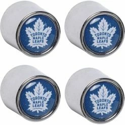 Buy ❤️ Unbranded Toronto Maple Leafs 4-Pack Valve Stem Covers Set ⭐